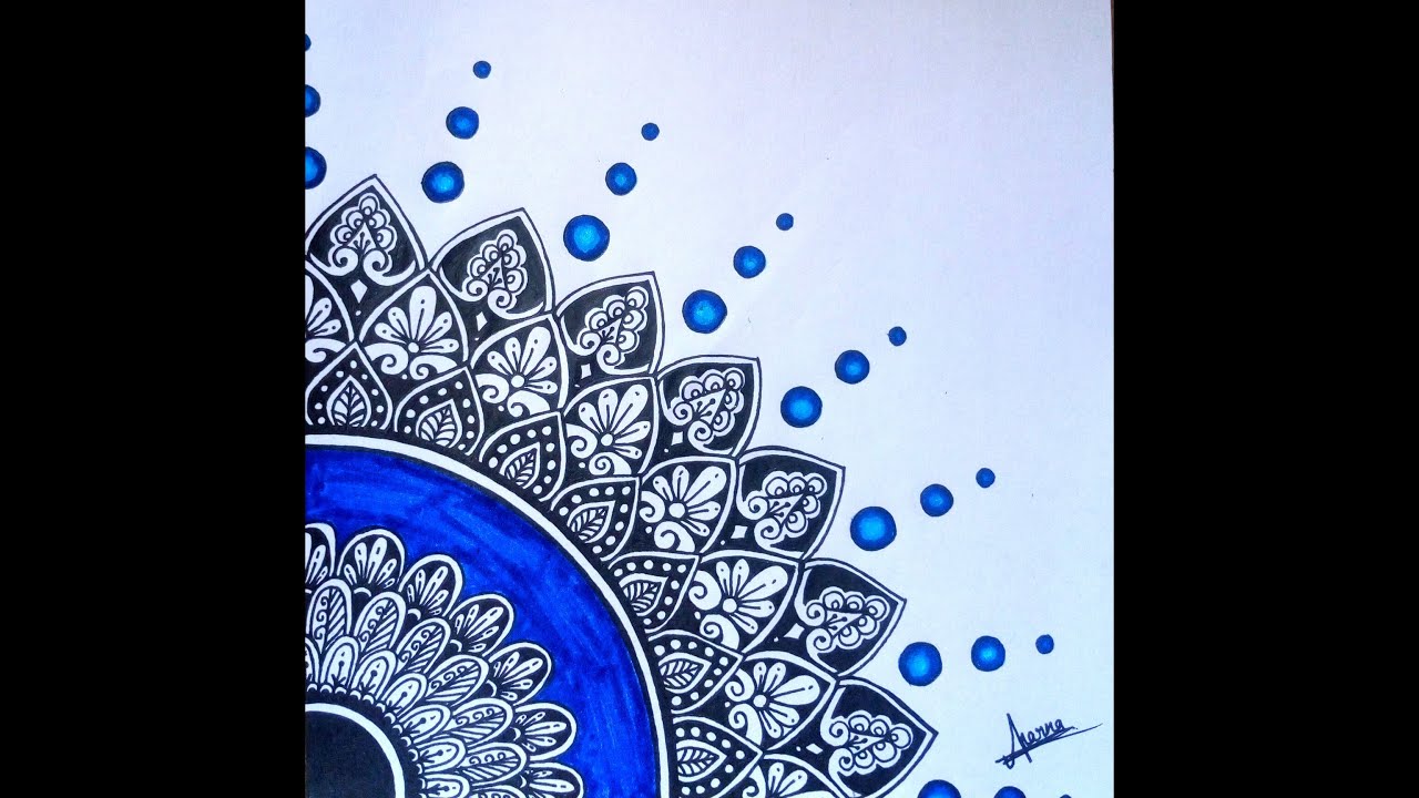 How to make easy Mandala Art for beginners |easy & attractive mandala