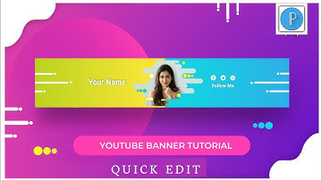 How To Design a YouTube Banner Art Like aPro using Mobile on PixelLab || quick edit