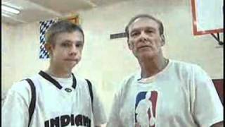 Rick Barry & son go underhand