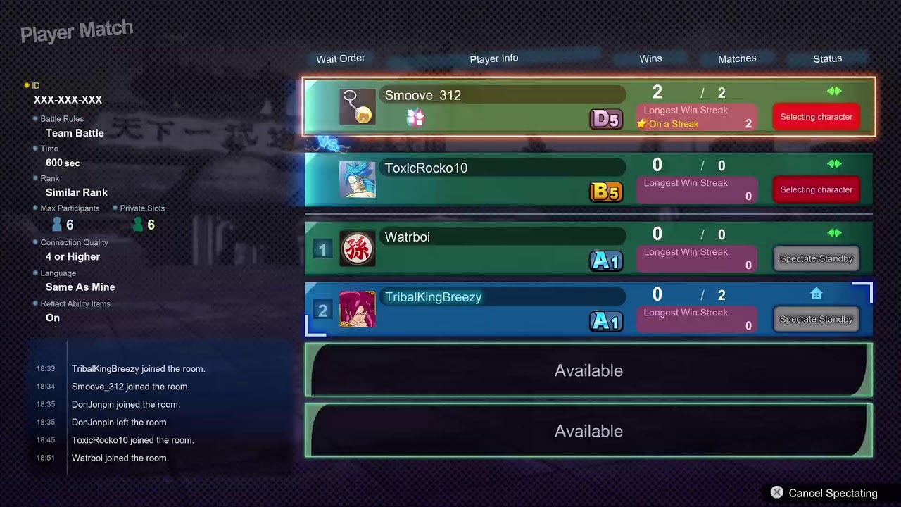 DragonBall Sparking Zero Ranked Fights DP