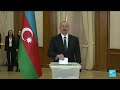 Azerbaijans president aliyev wins fifth term in vote denounced by rights groups  france 24