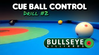 Cue Ball Controll Drill #2: Two Rails For Position