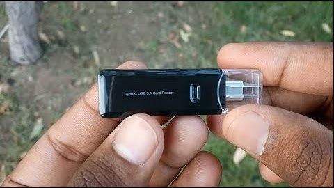 Best Type C card Reader!/ Cable Hunter USB 3.0 Type C card reader