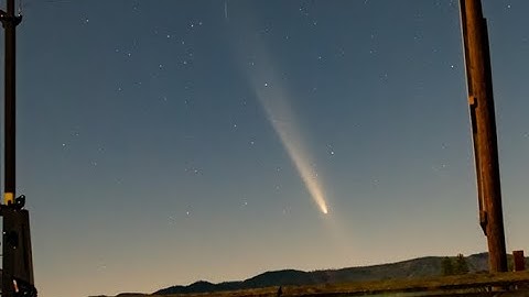 Comet C2023 A3 Tsuchinshan–ATLAS Time-lapse From Grants Pass Oregon 10 13 2024