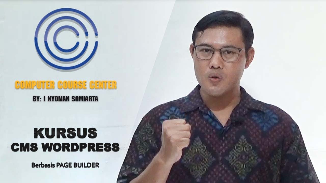 Kursus Cms Wordpress Computer Course Center