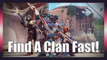 How To Find And Join Clans Easy In Destiny 2 Beyond Light - How To Find Clans As A New Player Guide