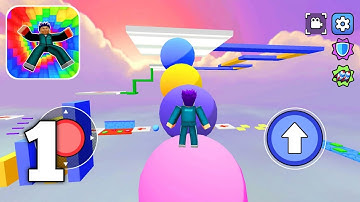 456 Challenge: Parkour World - Gameplay Walkthrough part 1 (Android iOS)