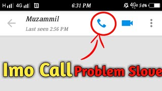 Imo || Audio Calling Problem Solve In IMO
