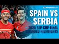 Nadal & Spain vs Djokovic & Serbia | ATP Cup 2020 Final: Extended Highlights