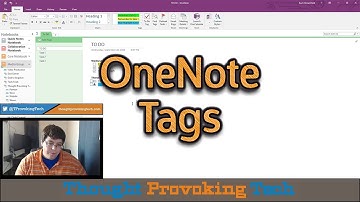 OneNote Snippets #3 - Using OneNote Tags & Making Custom Tags in OneNote