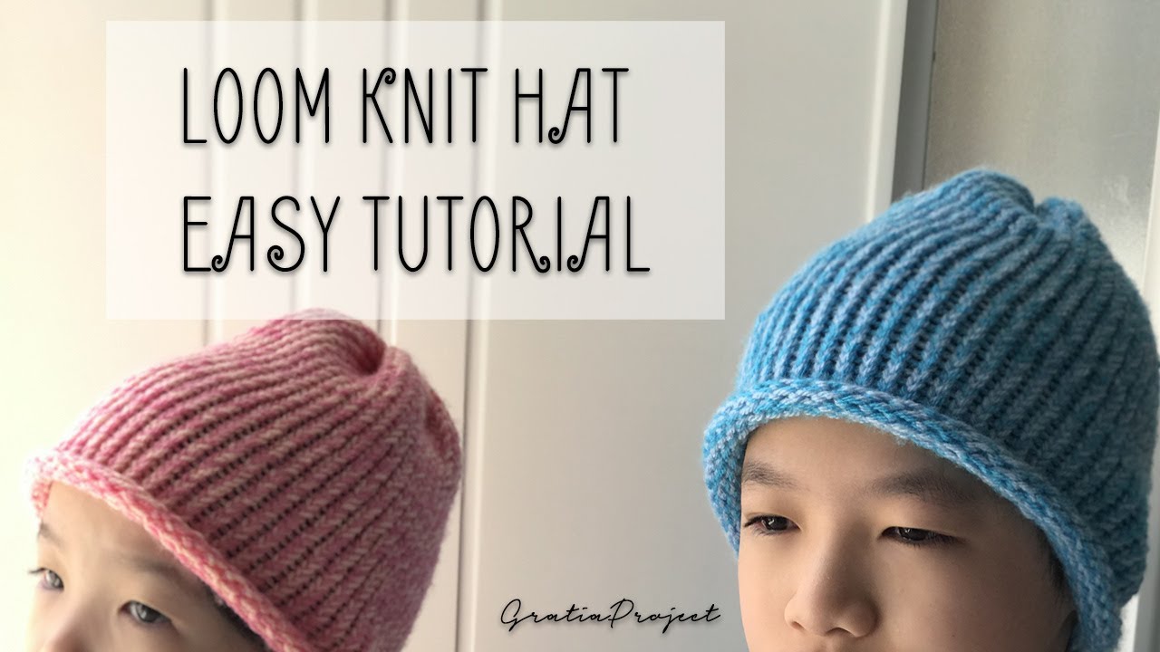 Loom Knitting Projects Beginners  Hat Knitting Machine Loom Knit