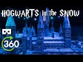 Harry Potter Hogwarts Castle in the Snow in VR360  Harry Potter Studio Tour