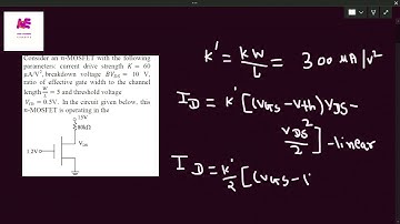 Analog Circuit | MOSFET Behavior | 4