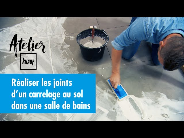 Comment faire les joints d'un carrelage ?