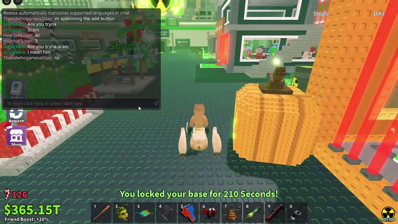 Trading and pvp's in steal a brainrot 100m+