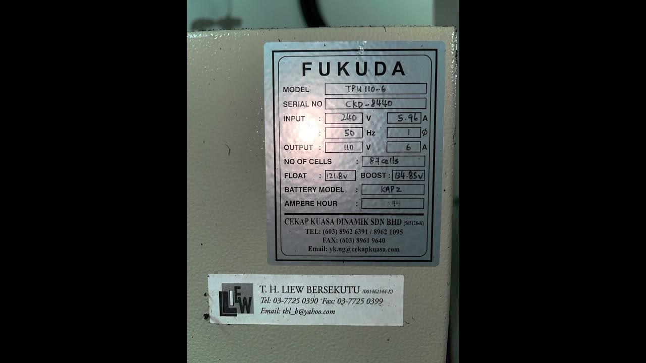 110vdc tripping unit battery burned due to excessive overcharging by