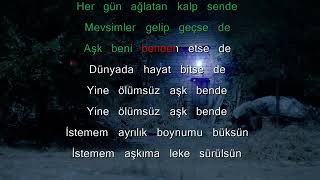 Dert Bende Karaoke Resimi