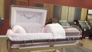 Platinum Lilac - 18 Gauge Steel - ExpressCasket.com Caskets for Sale