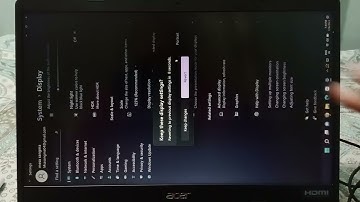 Acer laptop display orientation, how to change display orientation, Acer laptop screen rotation prob
