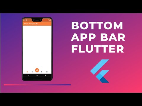 Bottom App Bar with Flutter