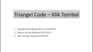 Game Desain - Kelompok Triangel Code - Klik Tombol Backsound