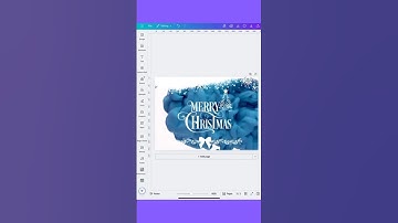 How to create Merry Christmas animation using canva #shorts
