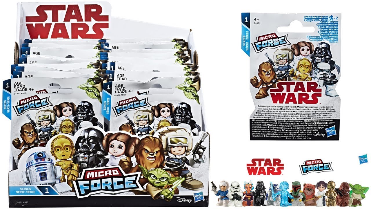 Disney Hasbro Star Wars Micro Force Series One 1 Yoda From Blind Bag