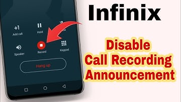 Infinix Call Recording Announcement off kaise kare