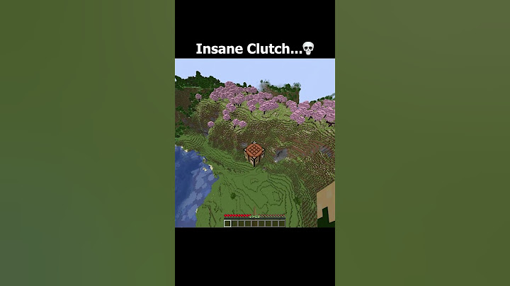 Minecraft Insane Clutch Crazy End #shorts
