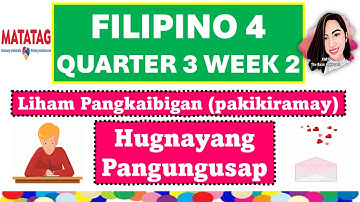 FILIPINO 4 QUARTER 3 WEEK 2 MATATAG CURRICULUM #filipino4quarter3week2 