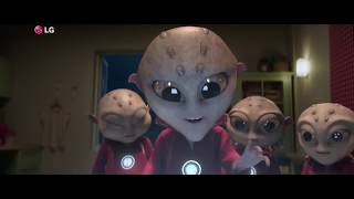 Funny Alien LG Smart Inverter Washing Machine New Ad 2017