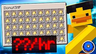 I Tried Making $100M Using ONLY Eggs on Donut SMP
