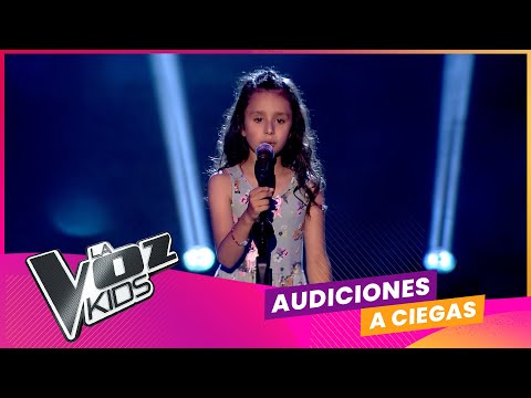Delfina Izaquirre canta Glu glu glu | Audiciones a ciegas | La Voz Kids Uruguay 2023