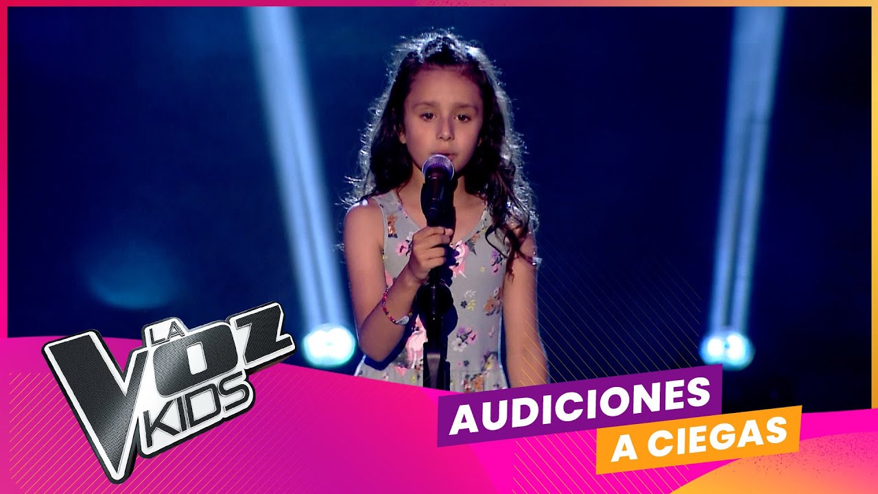 Delfina Izaquirre canta Glu glu glu | Audiciones a ciegas | La Voz Kids Uruguay 2023