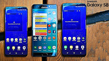 Galaxy S8 and S8 Plus vs Note7 vs S7 Edge - Size Comparison