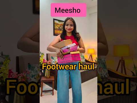 meesho footwear haul #youtubeshorts #shorts #meeshohaul #meeshofootwearhaul #flats #heels #viral