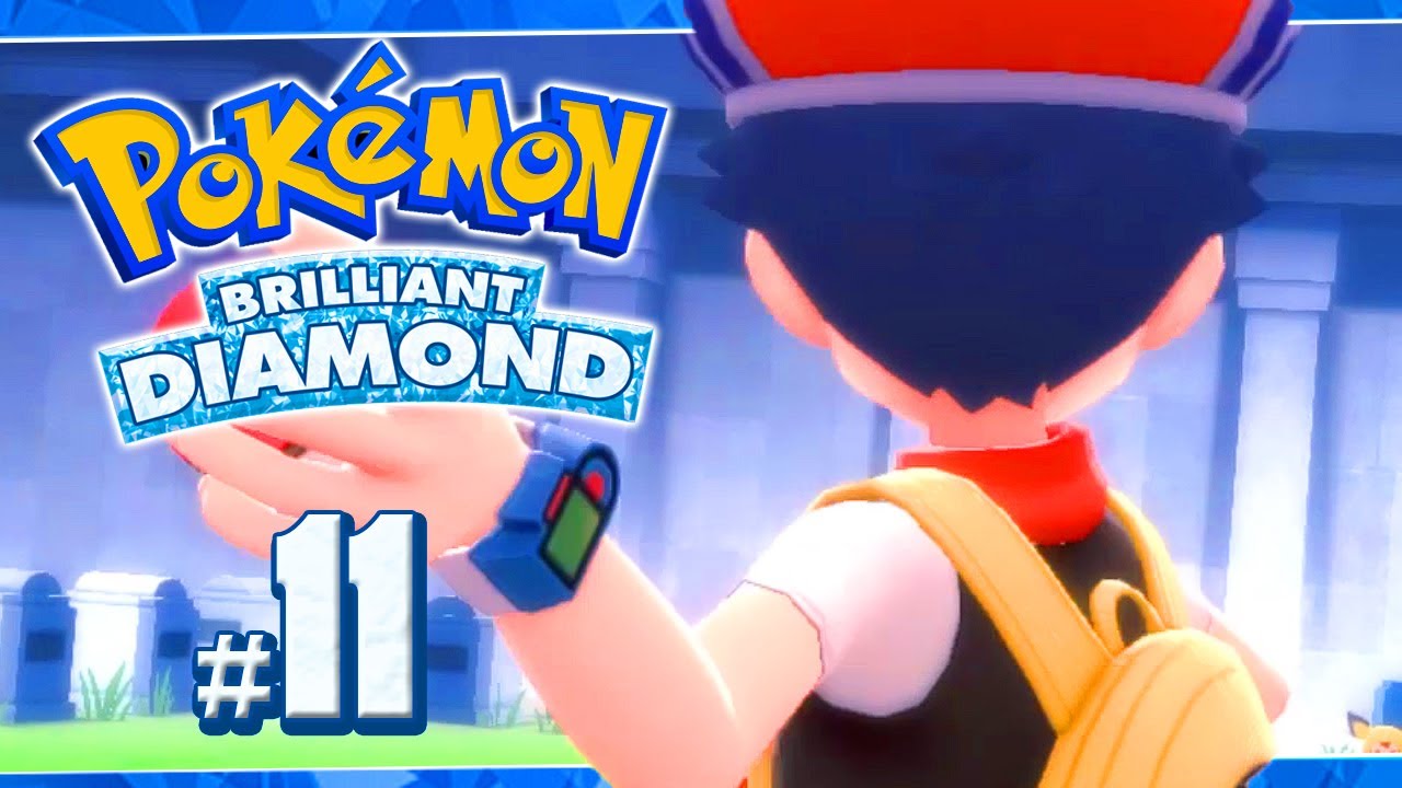 Pokemon Brilliant Diamond Part 11 HM STRENGTH & LOST TOWER Gameplay