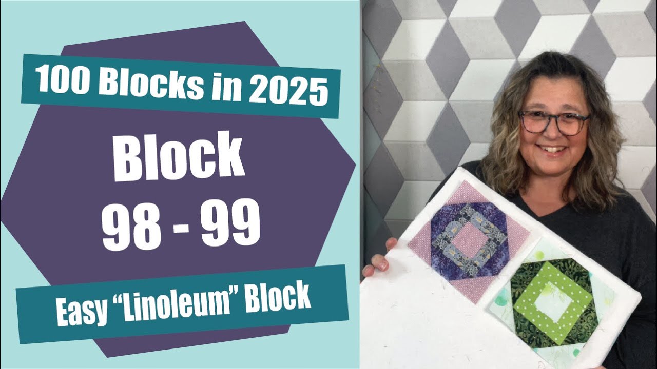 Block 98 of 100 Quilt Blocks in 2025 - 
Let's stitch together 100 6-inch Blocks in 2025 with our scraps, leftovers and stash.  Our 98th block is Block No. 54 on page 181 of the book below


100 Modern Quilt Blocks Tula Pink’s City Sampler - https://amzn.to/4bo9myW
The Farmer’s Wife Sampler Quilt - https://amzn.to/4imSr1Y

You can find the cool tools I used in this video on Amazon via my Affiliate Links Below: 
Creative Grid 9” seam guide tool - https://amzn.to/4bGMTLW
Creative Grids Ultimate Flying Geese Tool - https://amzn.to/43L6yJS
Clearly Perfect Slotted Trimmer - https://amzn.to/3wmJ24H
Clearly Perfect A2 Trimmer (Larger Sizes) - https://amzn.to/4jbCzAf
Pressing Wheel - https://amzn.to/3MoryNj
Diagonal Seam Tape - https://amzn.to/46C3EbR

#shortsvideo #shorts #scrapquilting #scrapquilt #sewalong #quiltalong