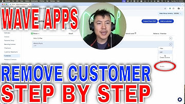 ✅  How To Delete Remove Customer In Wave Apps 🔴