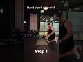 handstand easy tutorial ✅#calisthenics#trending...
