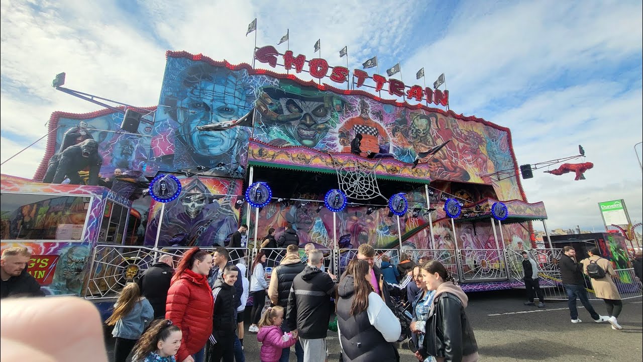 Jamie whittings ghost train on ride pov kirkaldy links market 19th of april 2025