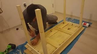 Paletten Ahşap Masa Yapımı How To Make Pallet Desk ? Diy Şap 