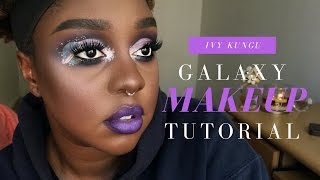 Galaxy Makeup Tutorial Saturn Ivy Kungu