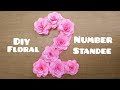 Diy Number Standee | how to make | easy