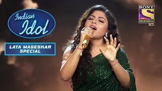 'Tere Liye' Gaane Par Arunita Ki Madhur Performance | Indian Idol | Songs Of Lata Mangeskar