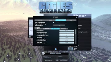 Cities: Skylines First Look Part 1:  Options Menu and Steam Workshop