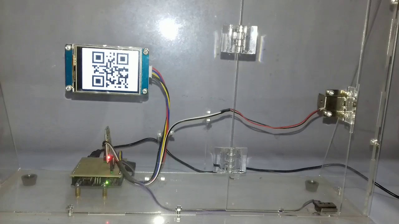 arduino QR code prototipe system keamanan pintu rumah - YouTube