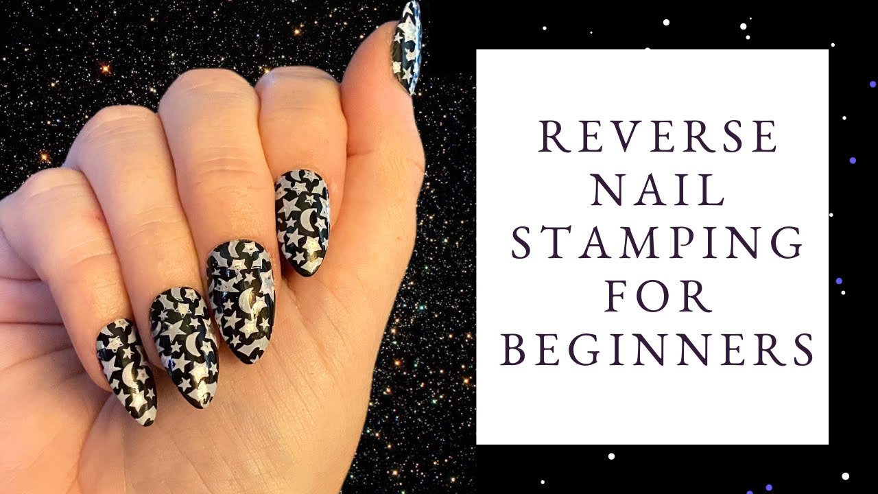 Easy Nail Stamping Designs: Reverse Nail Stamping For Beginners | Multi Color Nail Stamping