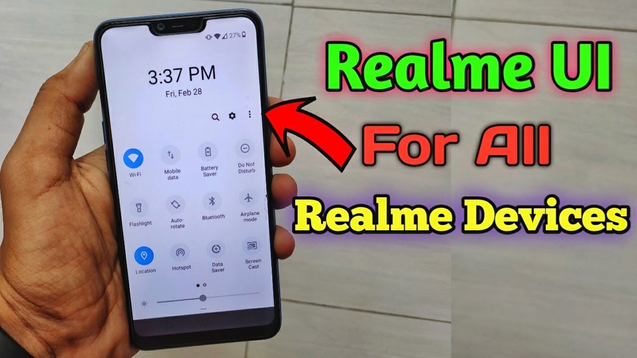 Realme UI For All Realme Devices | How Enable Realme UI Notification ...