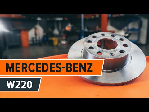 Hoe de MERCEDES BENZ S W220 achter remschijven achter
